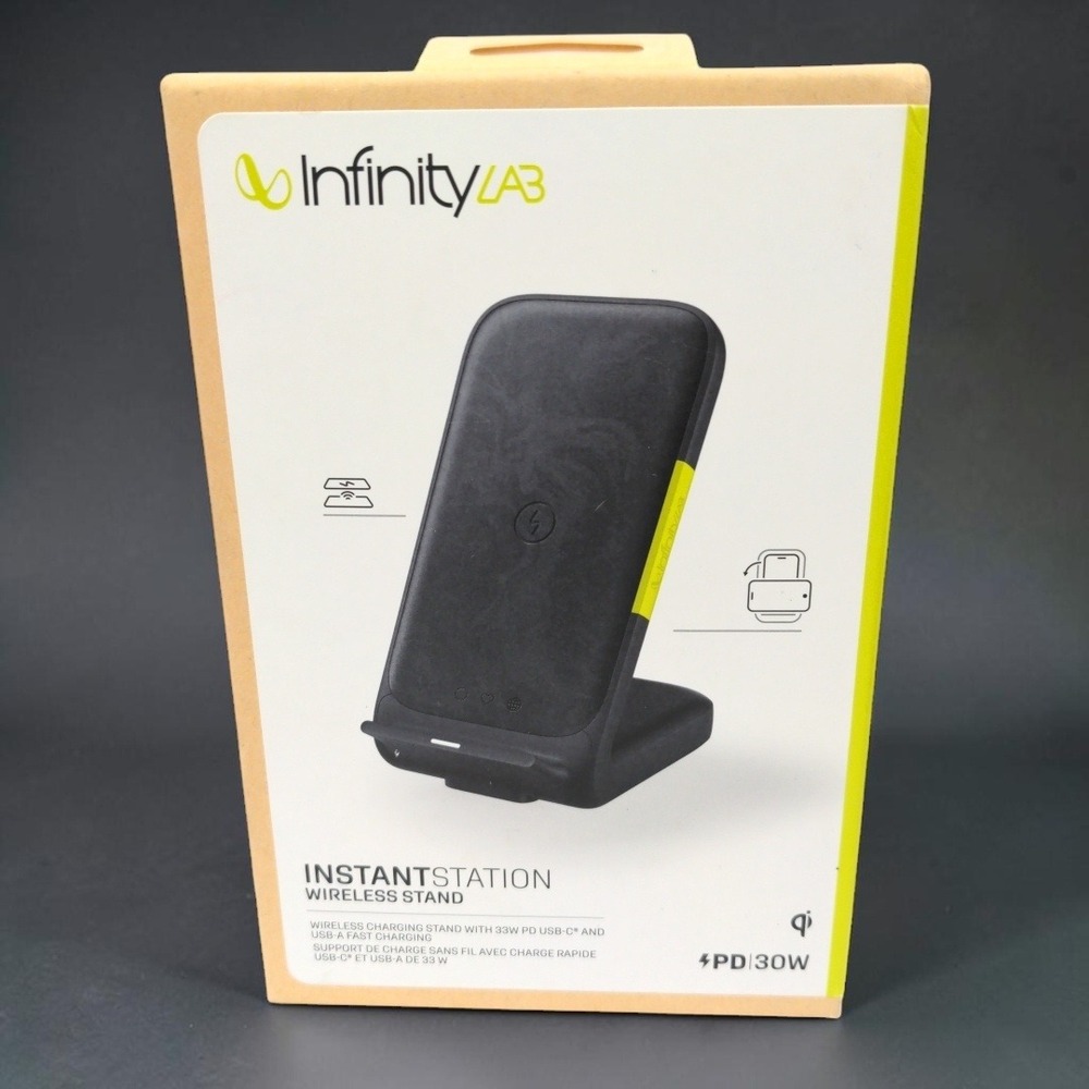 InfinityLab HARMAN InstantStation Wireless Stand 33W Fast Charger Qi Desk Dock
